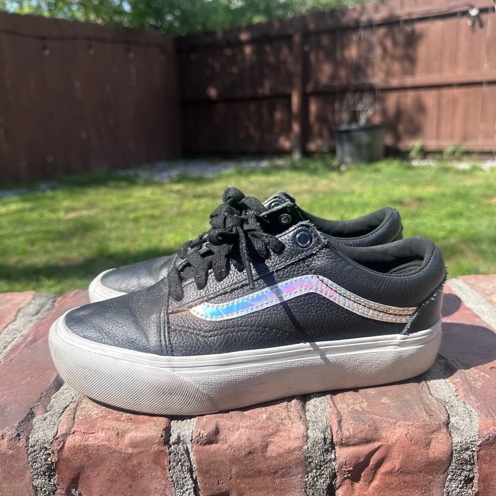 Vans Low-Top Sneakers with Iridescent Stripe